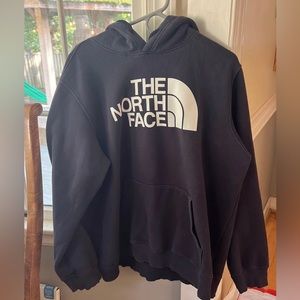 Gently worn black men’s North Face hoodie